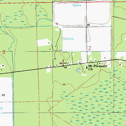 Topographic Map of Picolata School (historical), FL