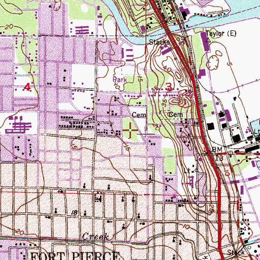 Topographic Map of Garden of Heavenly Rest, FL