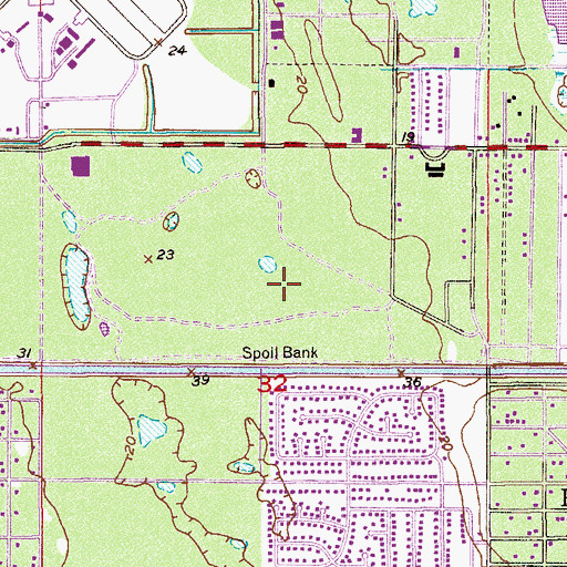 Topographic Map of Harmony Heights, FL