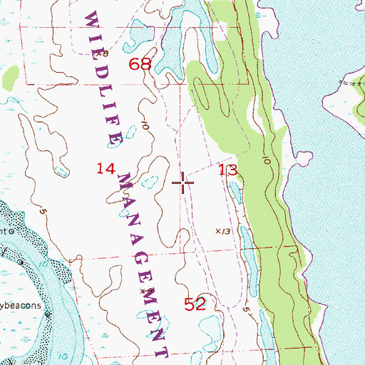 Topographic Map of Guana River State Park, FL