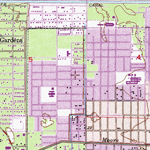 Topographic Map of The Church of Jesus Christ of Latter Day Saints, FL