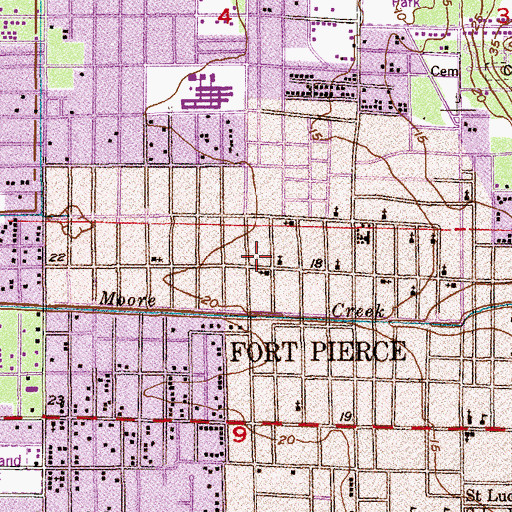 Topographic Map of Church of God, FL