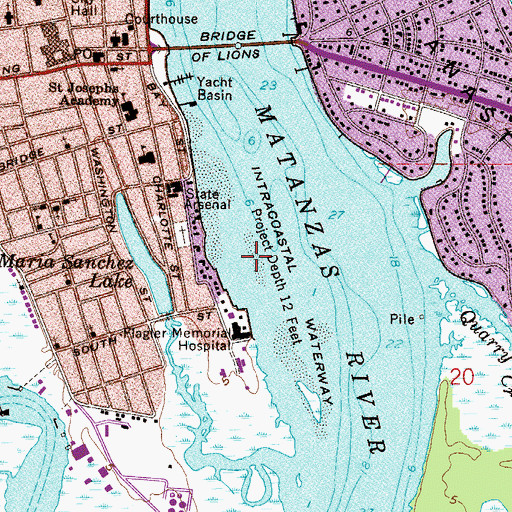 Topographic Map of Grace United Methodist Church, FL