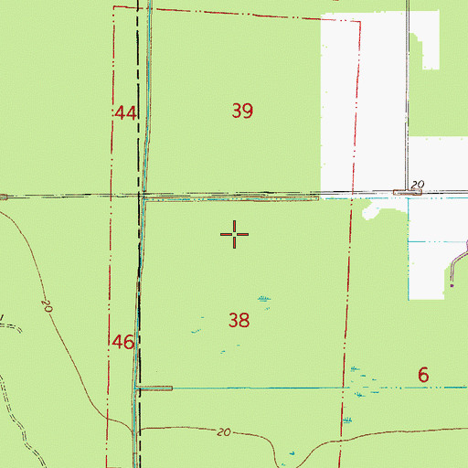 Topographic Map of George I F Clarke Grant, FL