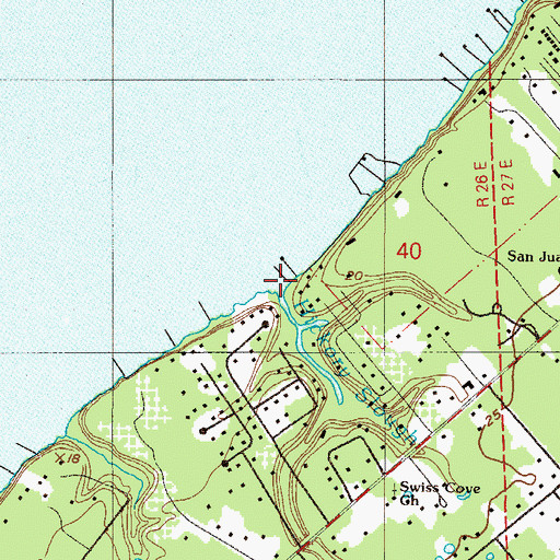 Topographic Map of Hickory Slough, FL