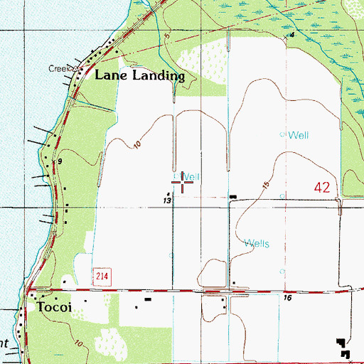 Topographic Map of San Nicolas Tolentino (historical), FL