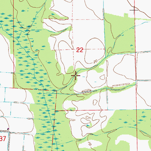 Topographic Map of San Buenaventura (historical), FL