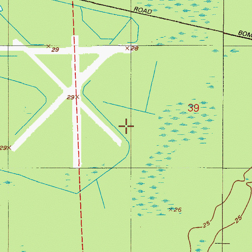 Topographic Map of San Diego Salamototo (historical), FL