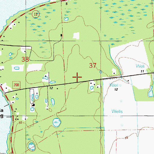 Topographic Map of Fort Picolata (historical), FL