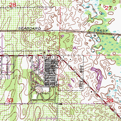 Topographic Map of New Prospect Private School, FL