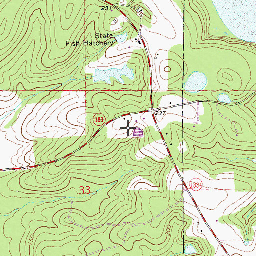 Topographic Map of Union, FL