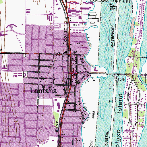 Topographic Map of Learn and Play Center, FL