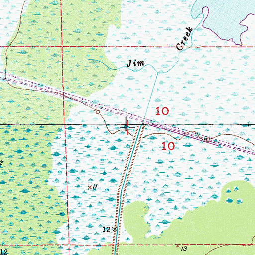 Topographic Map of William Beardall Tosohatchee State Preserve, FL