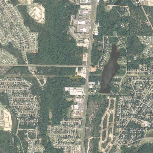 Aerial/Satellite Image of WCNU-AM (Crestview), FL