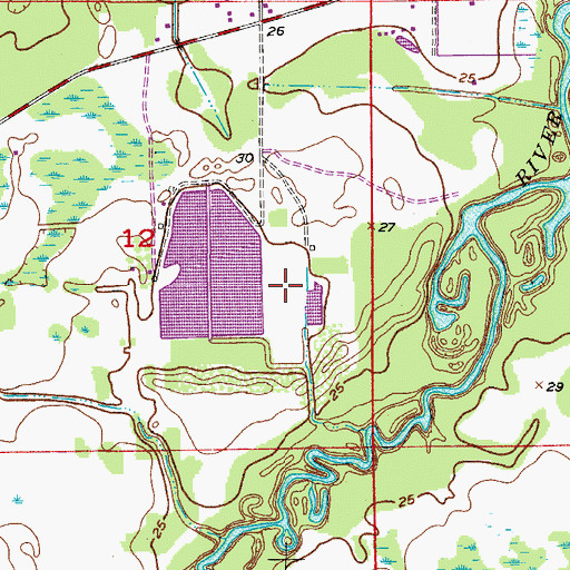 Topographic Map of WCAG-AM (Oviedo), FL