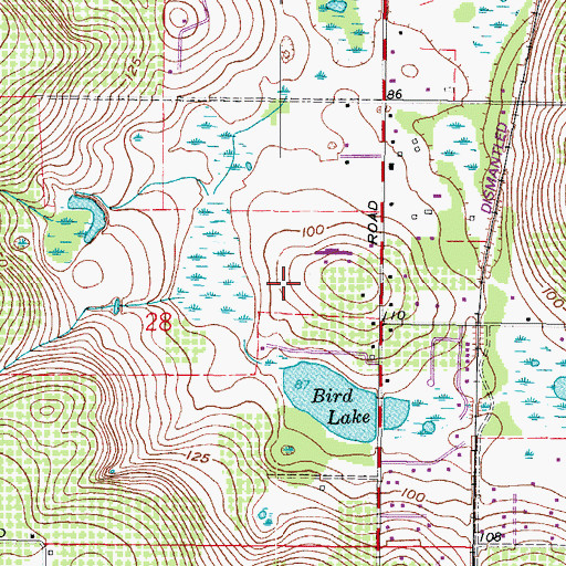 Topographic Map of WPAS-AM (Zephyrhills), FL