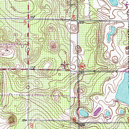 Topographic Map of WLVF-FM (Haines City), FL