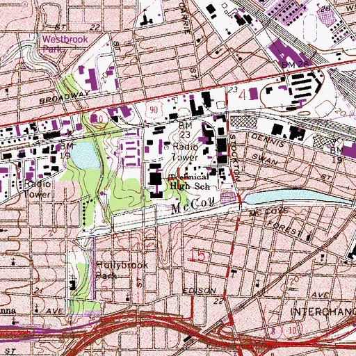 Topographic Map of WJFR-FM (Jacksonville), FL
