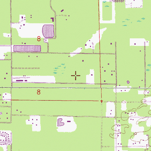 Topographic Map of WSGL-FM (Naples), FL