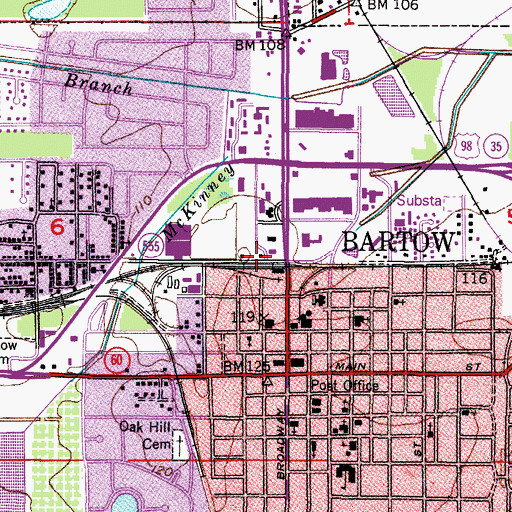 Topographic Map of Sheriffs Helistop, FL
