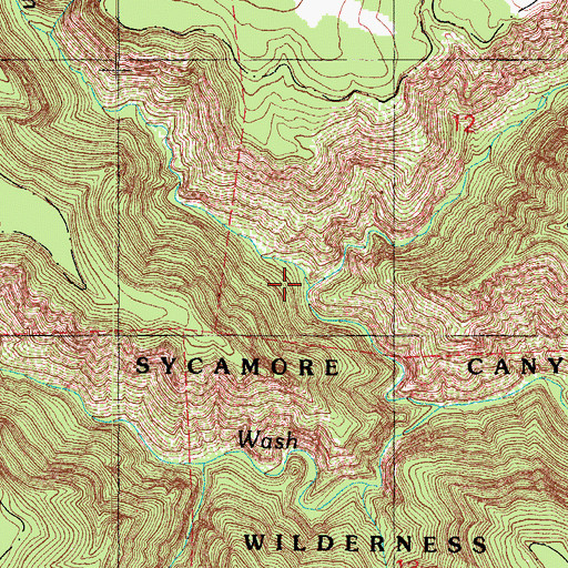 Topographic Map of Lee Canyon, AZ