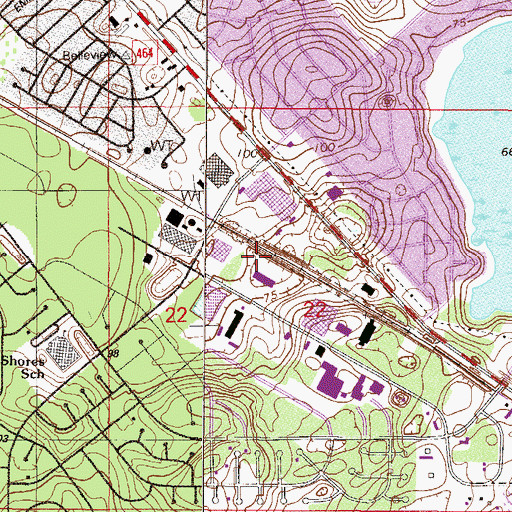 Topographic Map of Lockheed Martin Heliport, FL