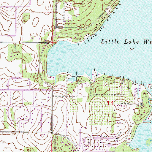 Topographic Map of Jordan Heliport, FL