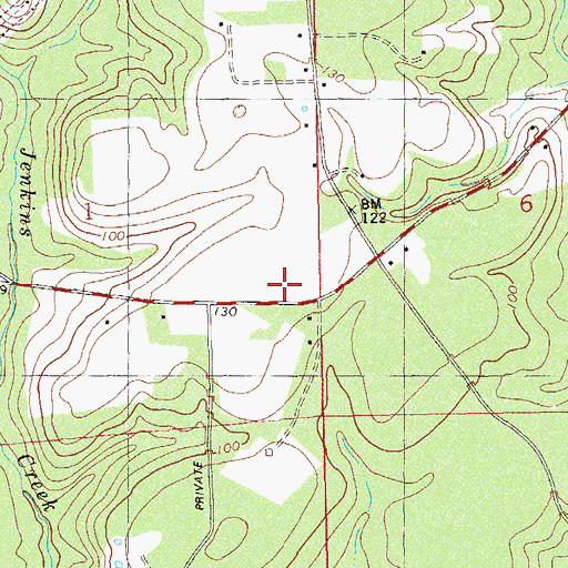 Topographic Map of Able Airpark (historical), FL
