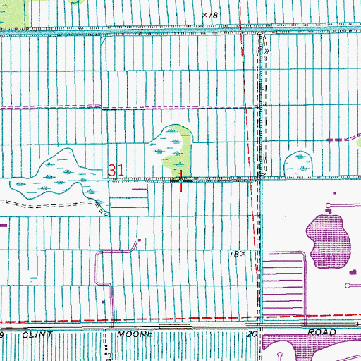 Topographic Map of AIM Heliport, FL