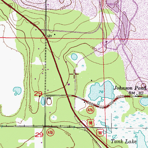 Topographic Map of Ringhaver Heliport, FL