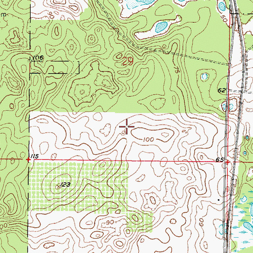 Topographic Map of Sunset Strip Airpark (historical), FL