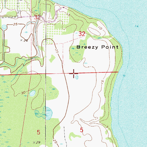 Topographic Map of Skinners Wholesale Nursery Airport, FL