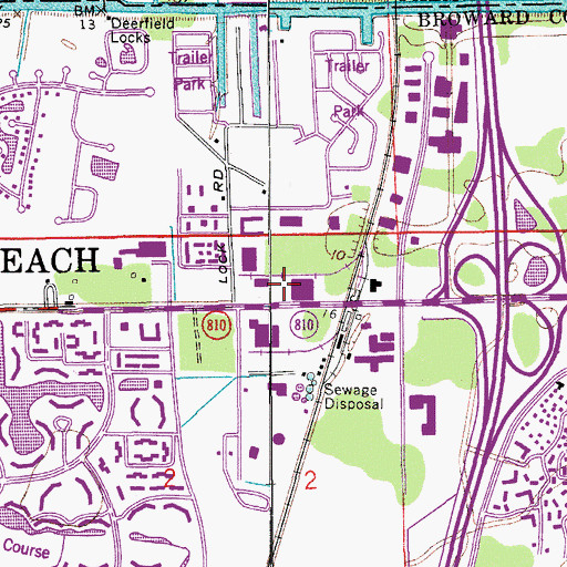 Topographic Map of Set Helistop, FL