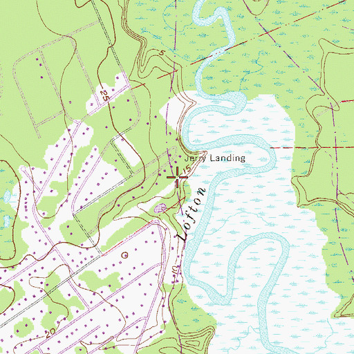 Topographic Map of Flying-A-Ranch Airport, FL