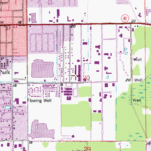 Topographic Map of Southern Machine and Steel Yard Heliport, FL