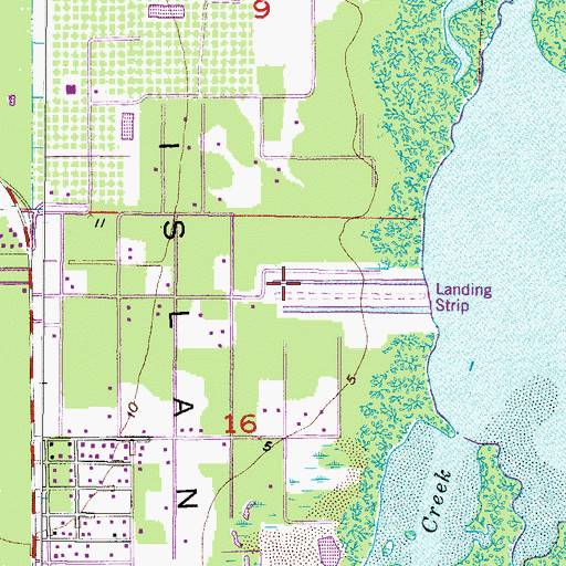 Topographic Map of Tranquility Bay Strip, FL