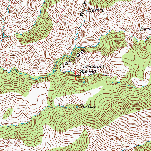 Topographic Map of Lemonade Spring, AZ