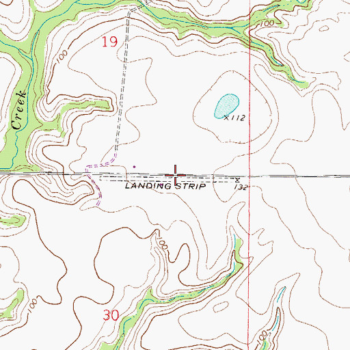 Topographic Map of Owls Head Farm Airport (historical), FL