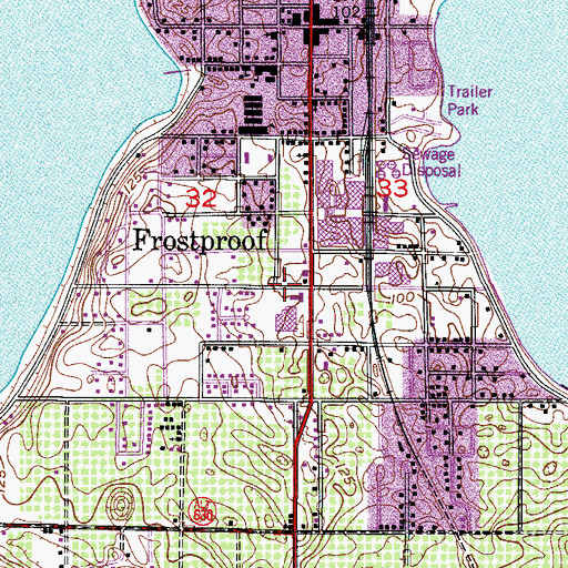 Topographic Map of Griffins Main Office Heliport, FL