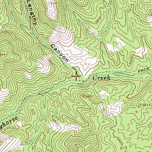 Topographic Map of Lengthy Canyon, AZ