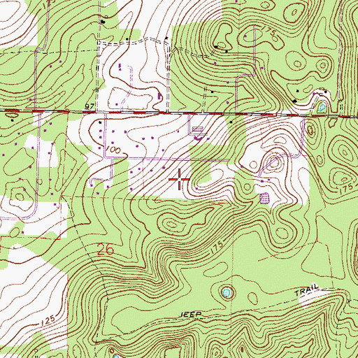 Topographic Map of Capra Farms Heliport, FL