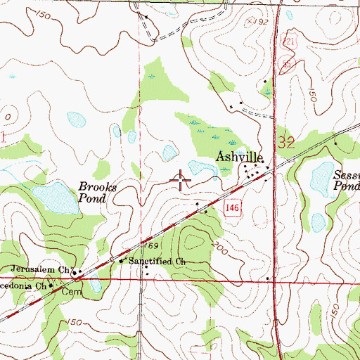 Topographic Map of Finlayson Farm Airport, FL