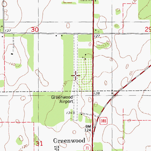 Topographic Map of Acres Of Diamonds Airpark (historical), FL