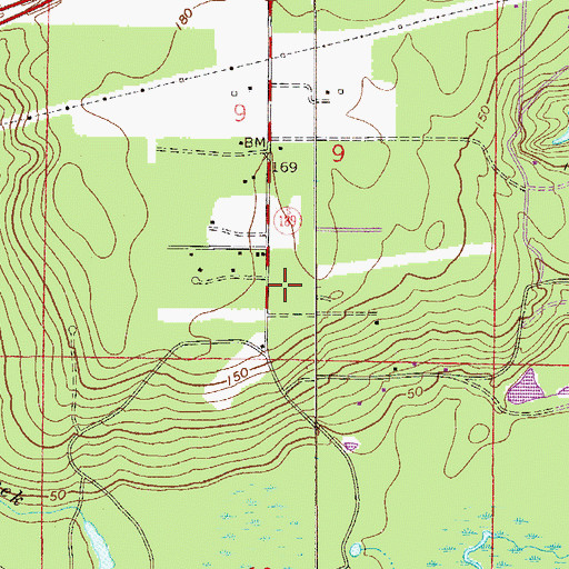 Topographic Map of Yellow River Airstrip, FL