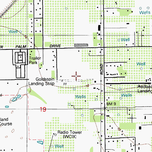 Topographic Map of Mac's Field, FL