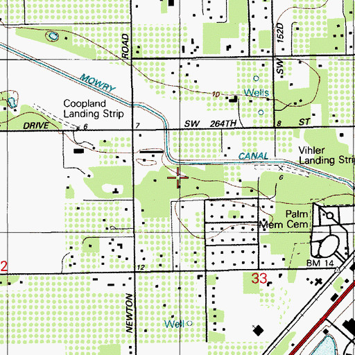 Topographic Map of Hugos Stolport (historical), FL