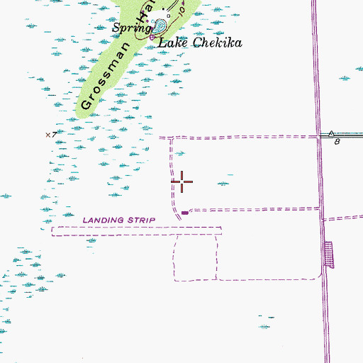 Topographic Map of Kendall Gliderport, FL