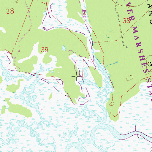 Topographic Map of Mosquito Control Heliport, FL