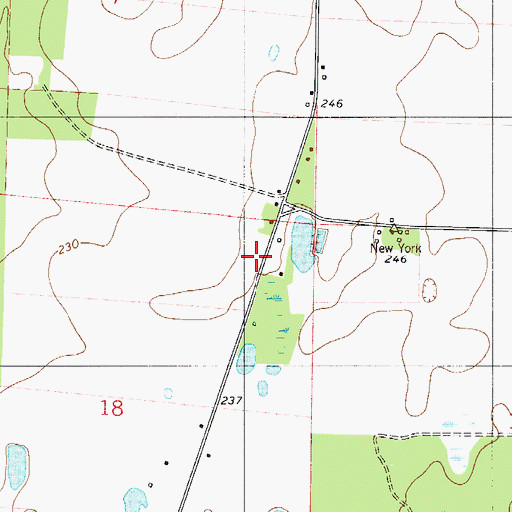 Topographic Map of Wells Flying Service, FL