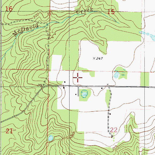Topographic Map of Odom's Flying Service, FL